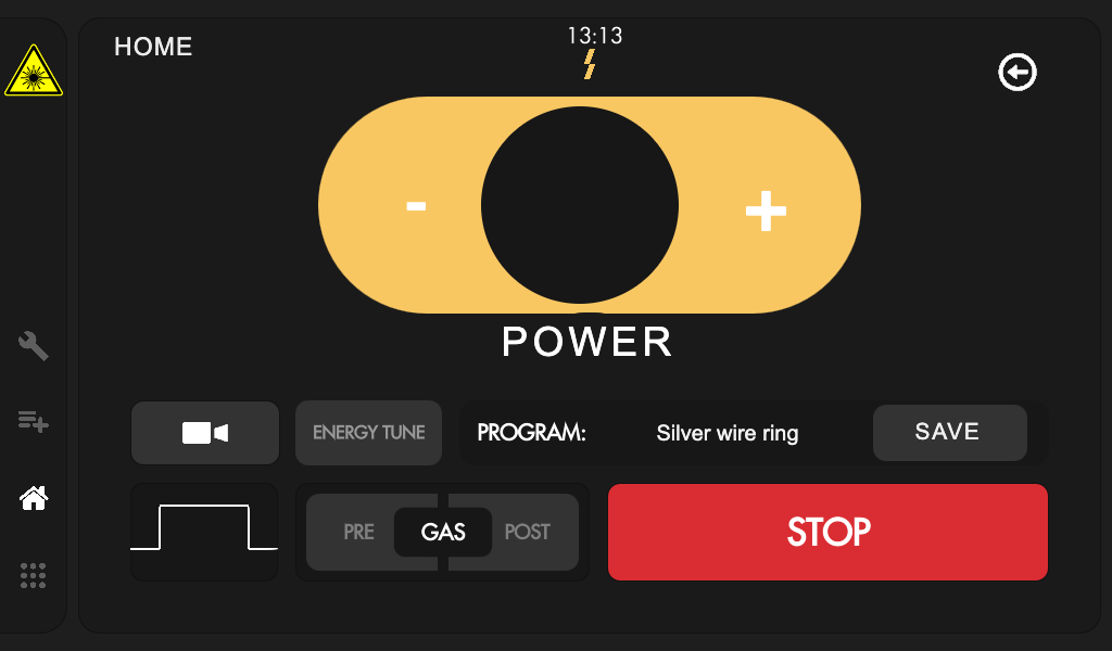 Power parameter page